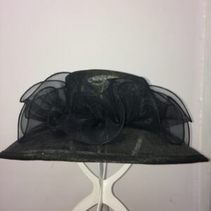 Black lace hat