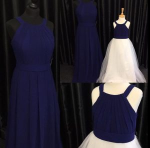 navy bridemaids outfits
