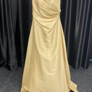 Gold Long Dress front