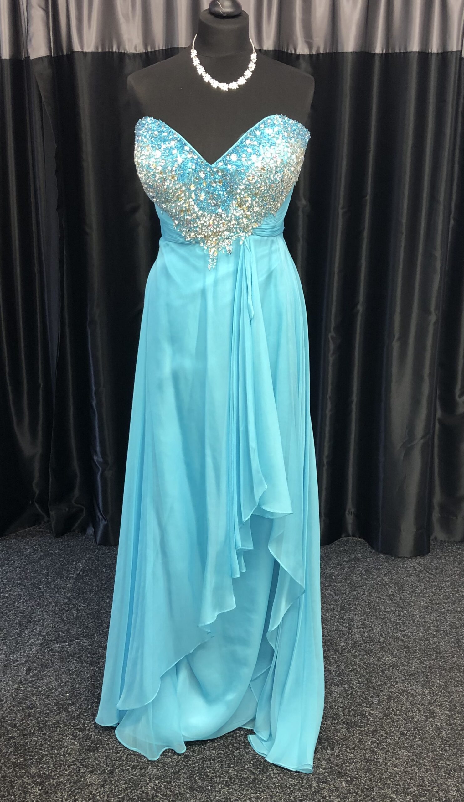 Turquoise Evening Dress