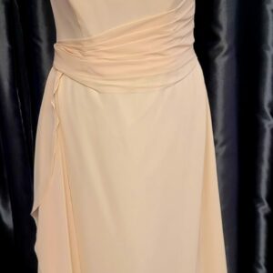 2402  CHAMPAGNE WEDDING DRESS  WAS: £135  NOW: £50