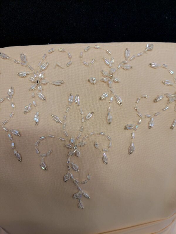 2402  CHAMPAGNE WEDDING DRESS  WAS: £135  NOW: £50 - Image 3