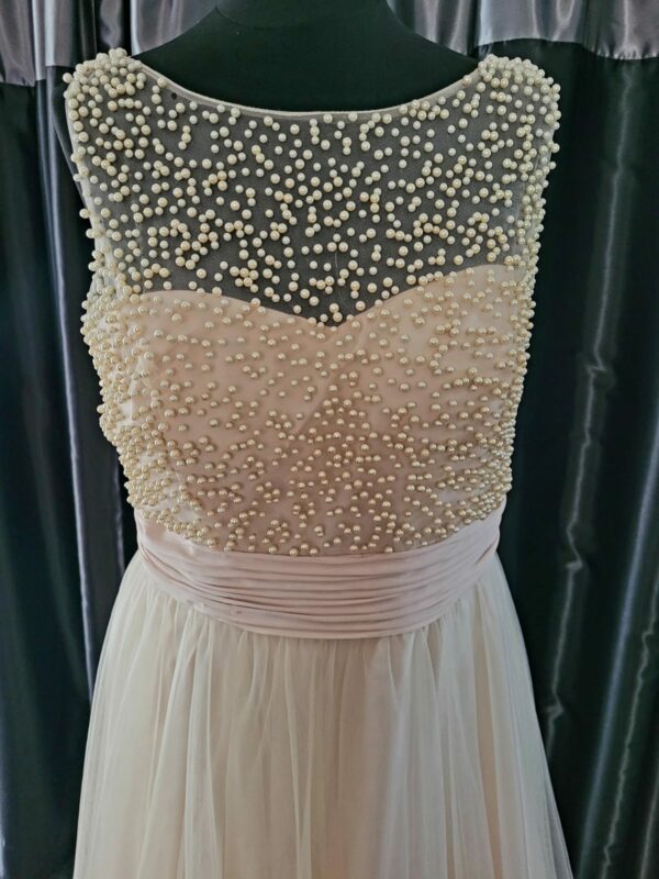 268K  CHAMPAGNE BLUSH WEDDING DRESS  £240 - Image 2
