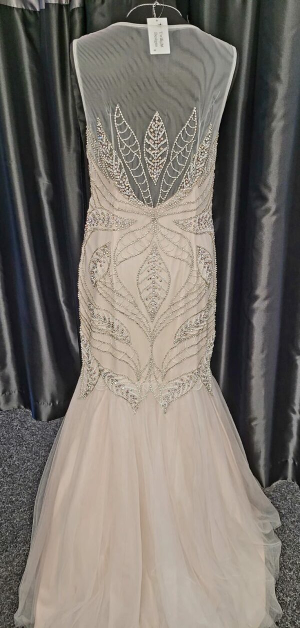 3583K  CHAMPAGNE WEDDING DRESS  WAS: £790  NOW: £250 - Image 2