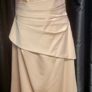 602  CHAMPAGNE WEDDING DRESS  WAS: £165  NOW: £75