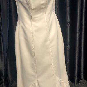 8738  IVORY WEDDING DRESS  WAS: £150  NOW: £50