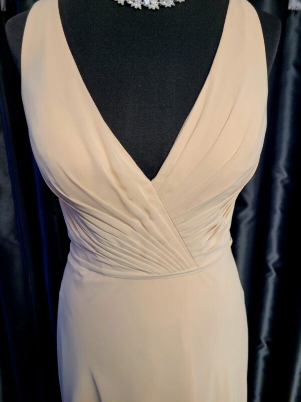 A4280 Plain Sand Dress