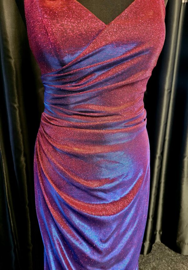 AF19804 Red/Blue Dress - Image 2