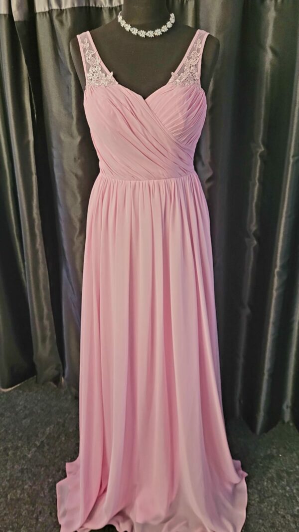 AM496 Pale Pink Dress - Image 2