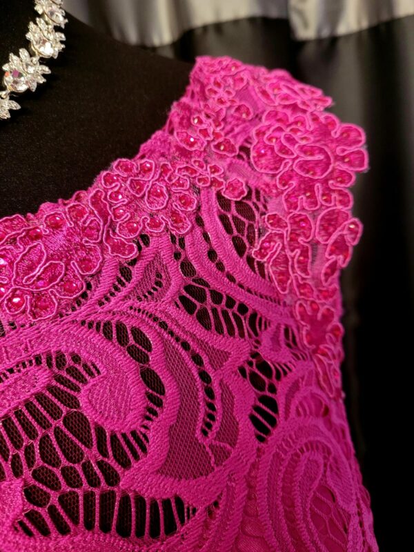 CBDANIELLA Cherry Pink Dress - Image 3