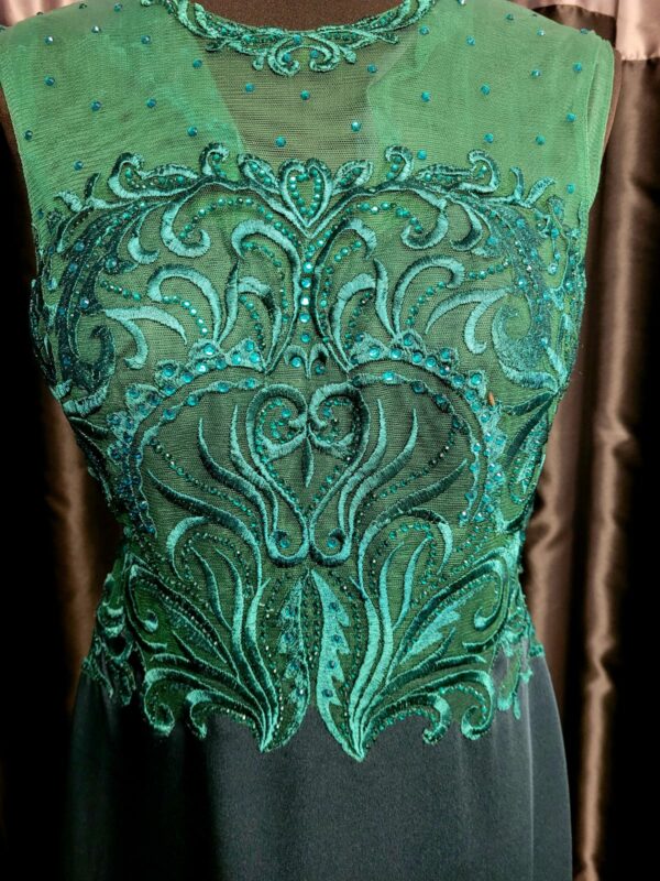 CBMONIQUE Dark Green Dress - Image 2