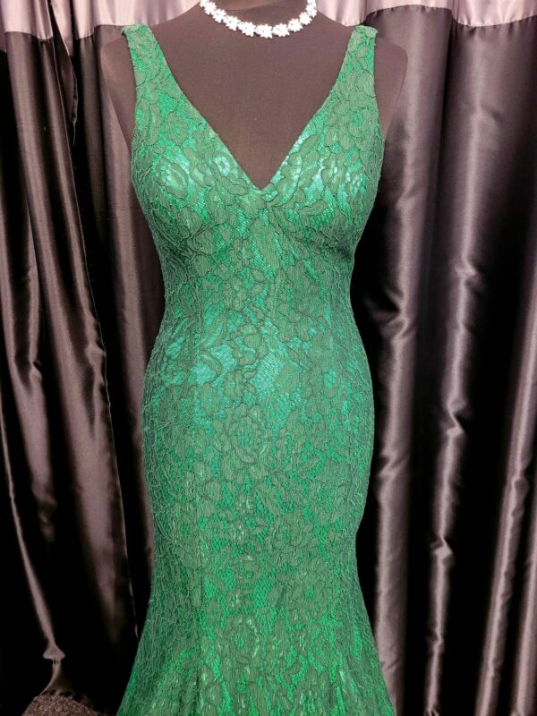 GC7156T Hunter Green Dress - Image 2