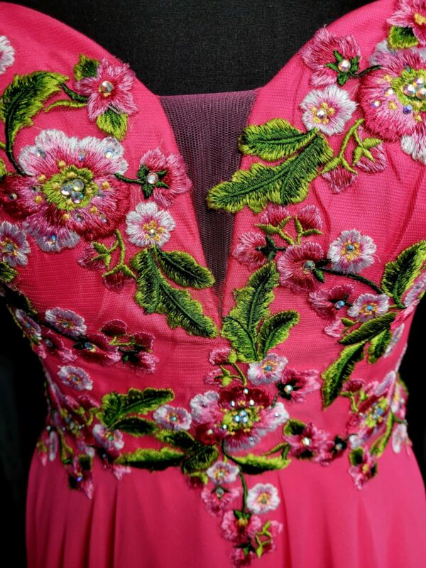 K80088 Pink Dress - Image 3