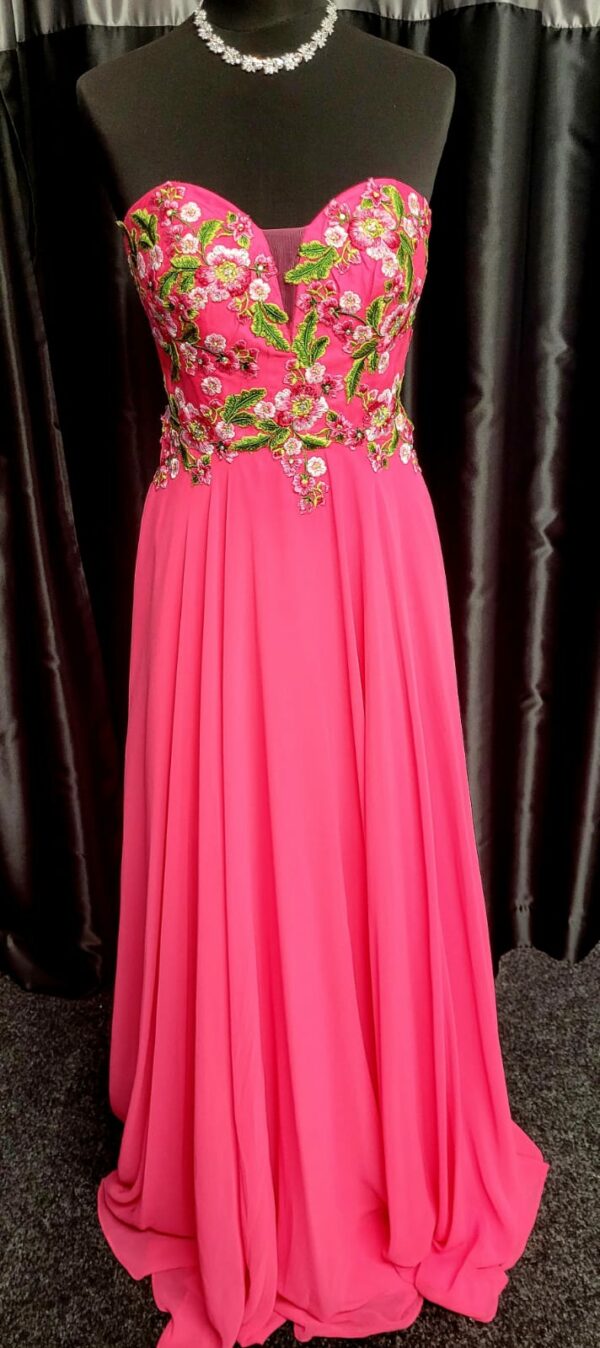 K80088 Pink Dress - Image 2