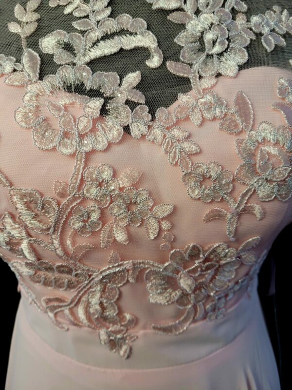 PF9147 Pale Pink Dress - Image 4