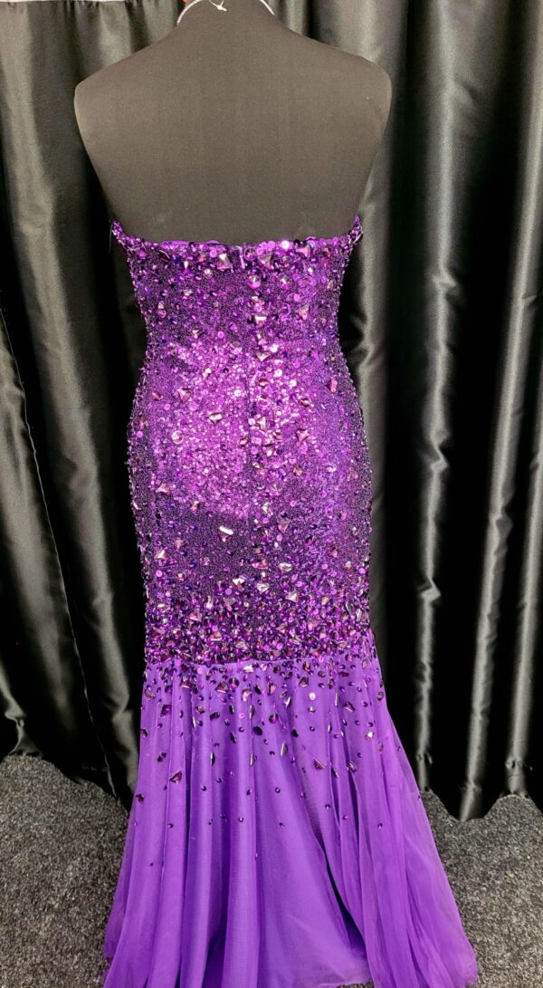 Purple Dress Size 8 WAS: £250  NOW: £150! - Image 5