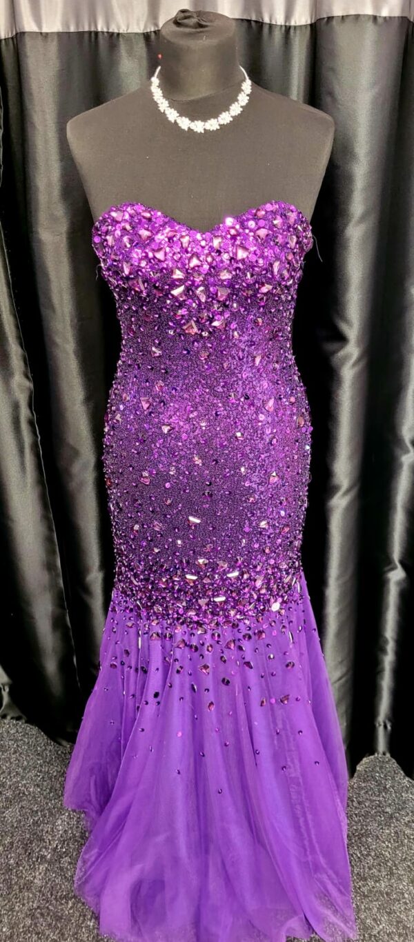 Purple Dress Size 8 WAS: £250  NOW: £150!