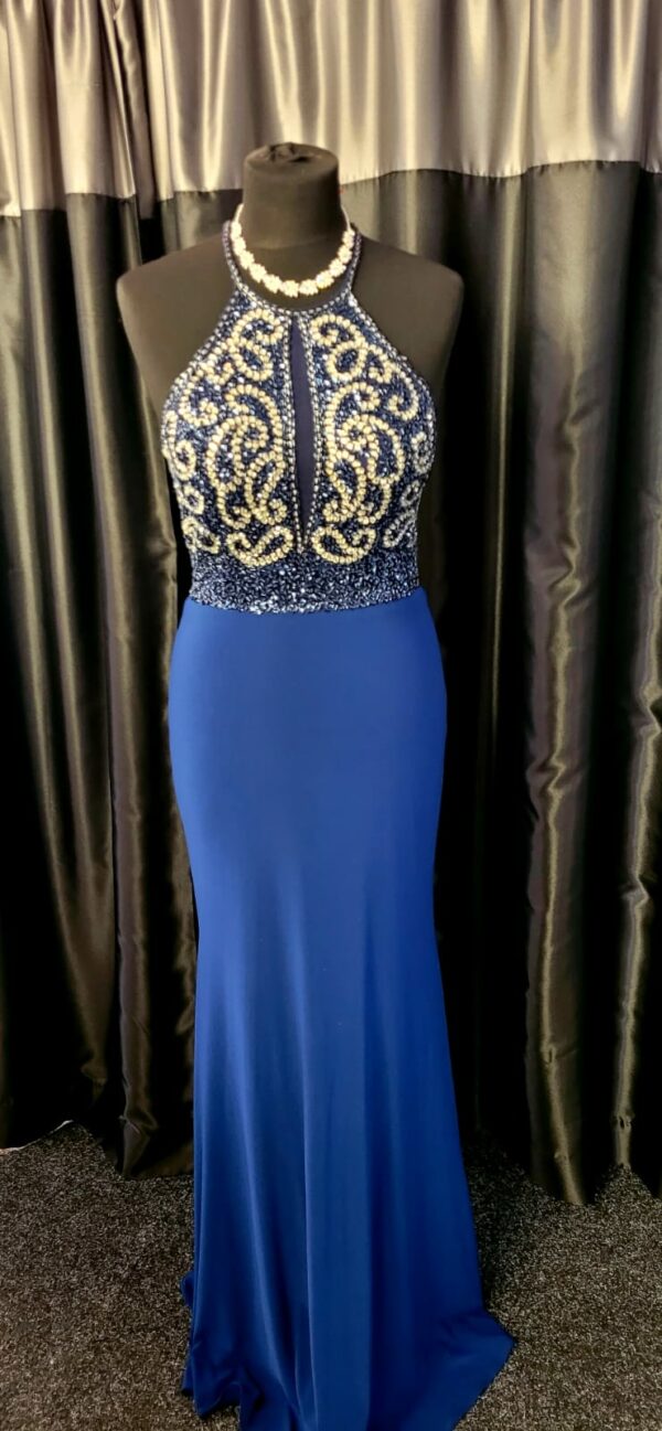 PF9410 Royal Blue Dress - Image 2
