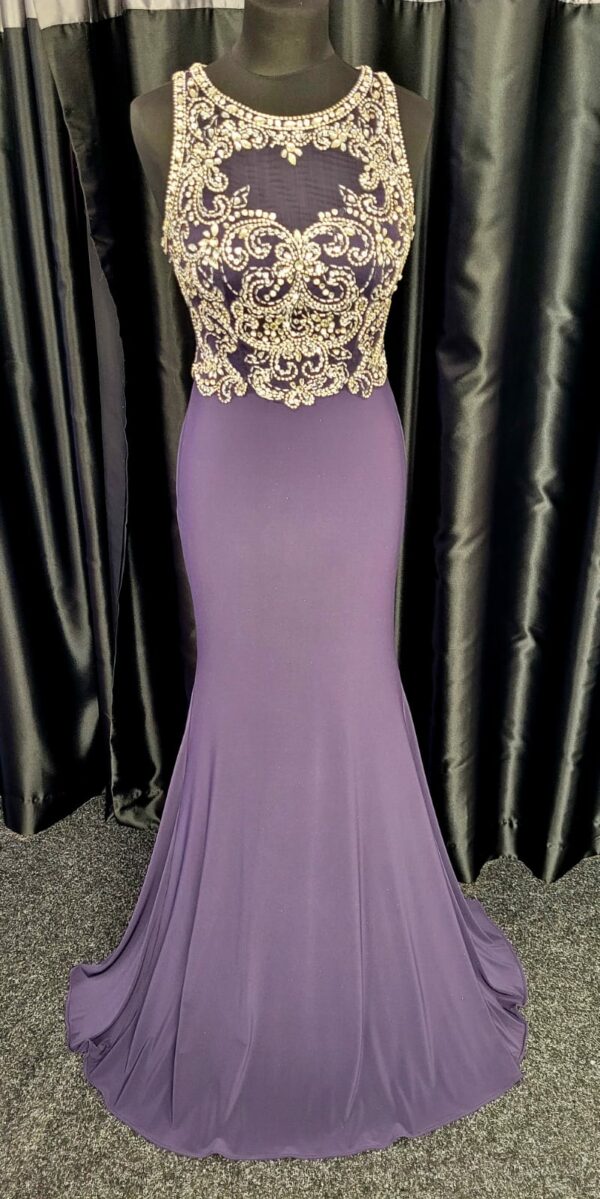 PF9480 Plum/Slate Dress - Image 2