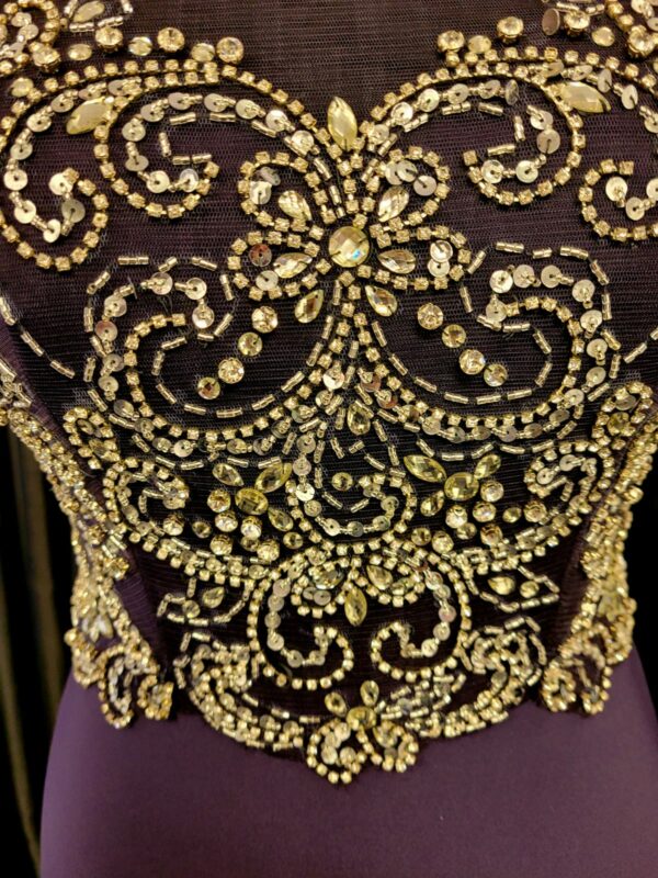 PF9480 Plum/Slate Dress - Image 4