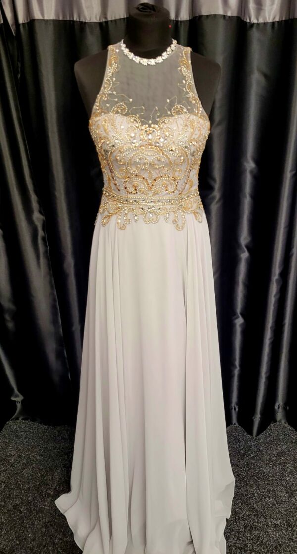 PF9632 Light Silver Dress - Image 2