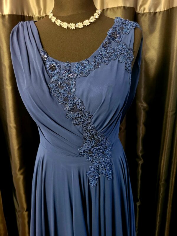 PF9659 Midnight Blue Dress Size 8