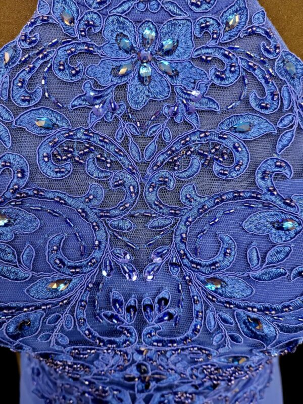 PF9676 Royal Blue Dress - Image 4