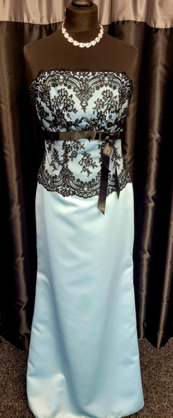 Ice Blue dress Size 10 WAS: £195  NOW: £100!