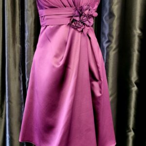 Eggplant Cocktail Dress Size 8 WAS: £140  NOW: £70!
