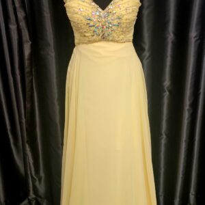 Yellow Long Dress Size 6 WAS: £256  NOW: £128!