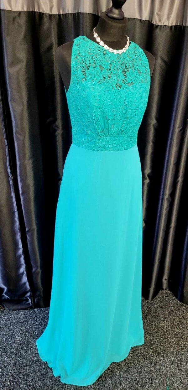 Caribbean Long Dress Size 12 WAS: £210  NOW: £105!