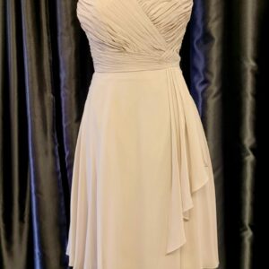 Taupe Cocktail Dress Size 8 WAS: £195  NOW: £145!