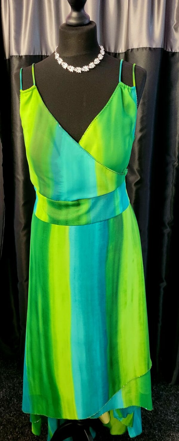 Multi-coloured Summer Dress Size 18 WAS: £150  NOW: £50!