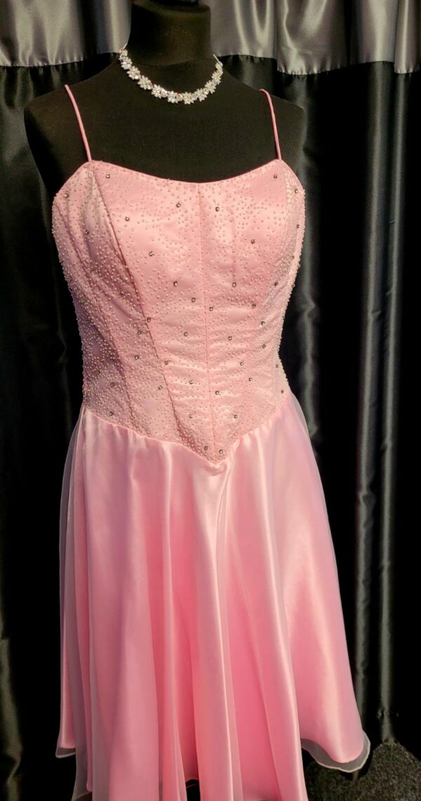Soft Pink Short Dress Size 18 WAS: £150  NOW: £30!