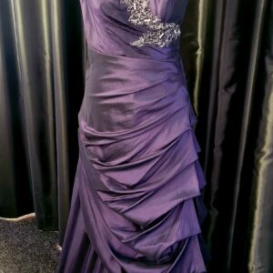 Purple Long Dress Size 6 WAS: £210  NOW: £105!