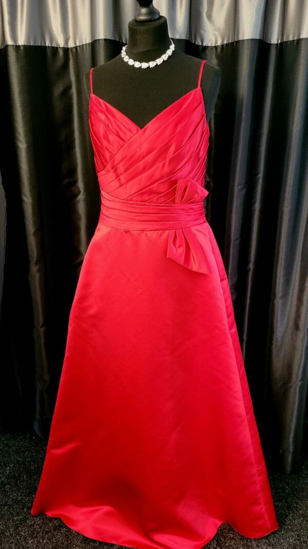 Red Long Dress Size 16 WAS: £190  NOW: £100!