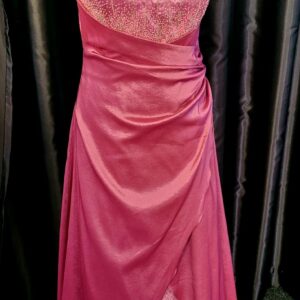 Cardacci Pink Long Dress Size 14 WAS: £209  NOW: £105!
