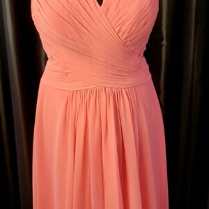 Coral Long Dress Size 14 WAS: £225  NOW: £150!