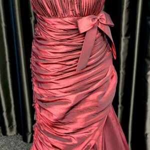 Dark Red Long Dress Size 18 WAS: £175  NOW: £85!