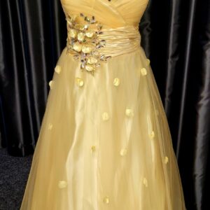 Lemon Long Dress Size 22  WAS: £180  NOW: £120!