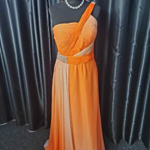 Orange dress Size 14 WAS: £187  NOW: £90!