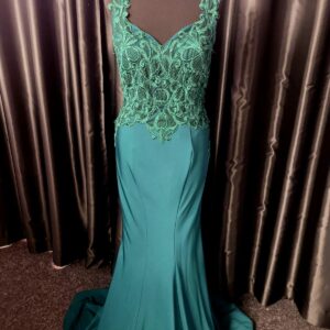 Dark Green Dress Size 12 WAS: £250   NOW: £150!