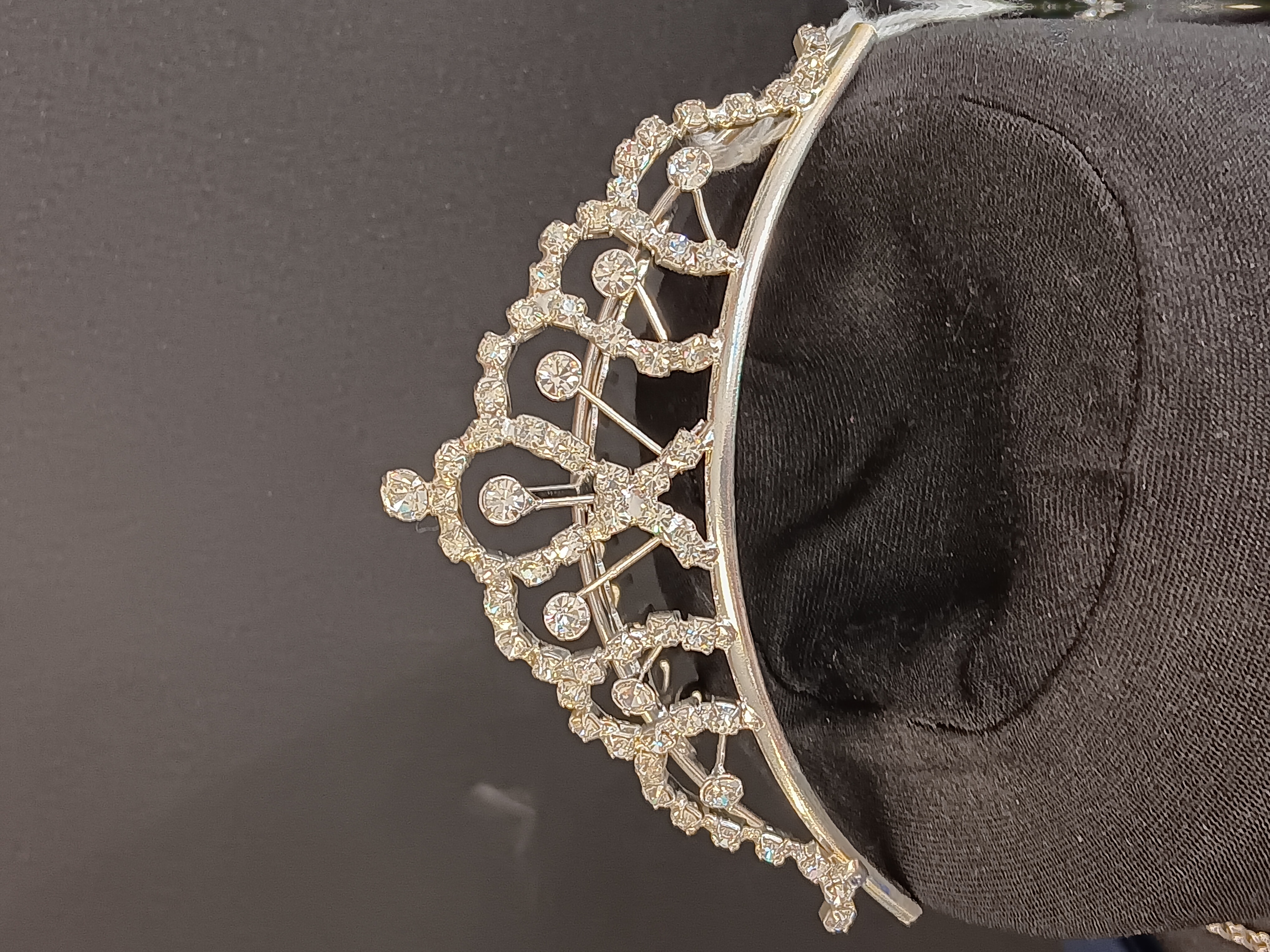 Silver crystal Tiara