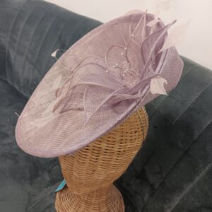 Lilac Disc with Flower