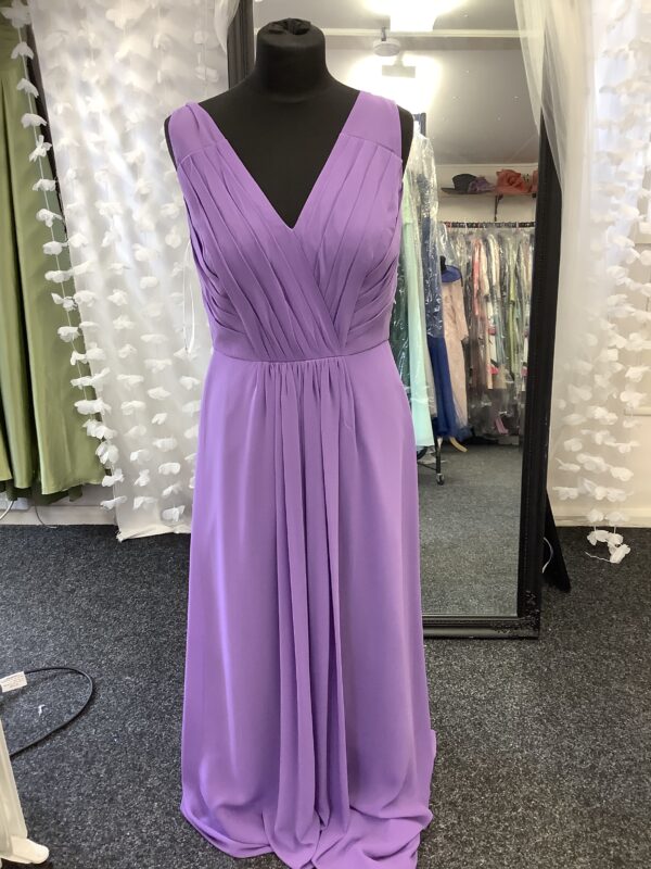 Lilac chiffon Bridesmaid/evening dress